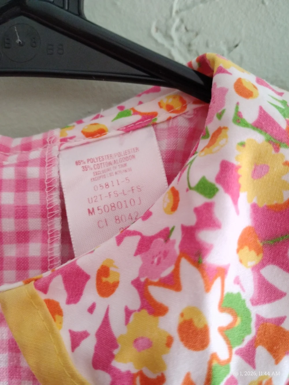 Allison Ann Pink Gingham Girls' Dress 2T